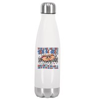 You Look Like The 4th Of July Makes Me Want A Hot Dog Stainless Steel Insulated Water Bottle