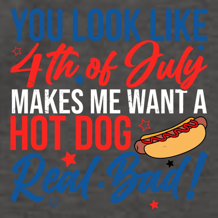 You Look Like 4th Of July Makes Me Want A Hot Dog Real Bad Vector Backpack