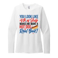 You Look Like 4th Of July Makes Me Want A Hot Dog Real Bad Womens CVC Long Sleeve Shirt