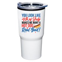 You Look Like 4th Of July Makes Me Want A Hot Dog Real Bad Tumbler