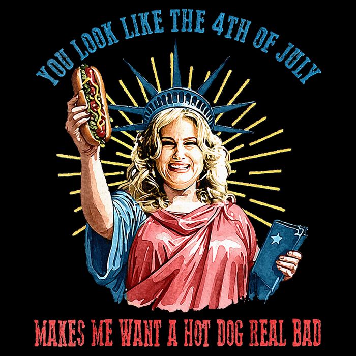 You Look Like The 4th Of July Hot Dog Wiener Magnet