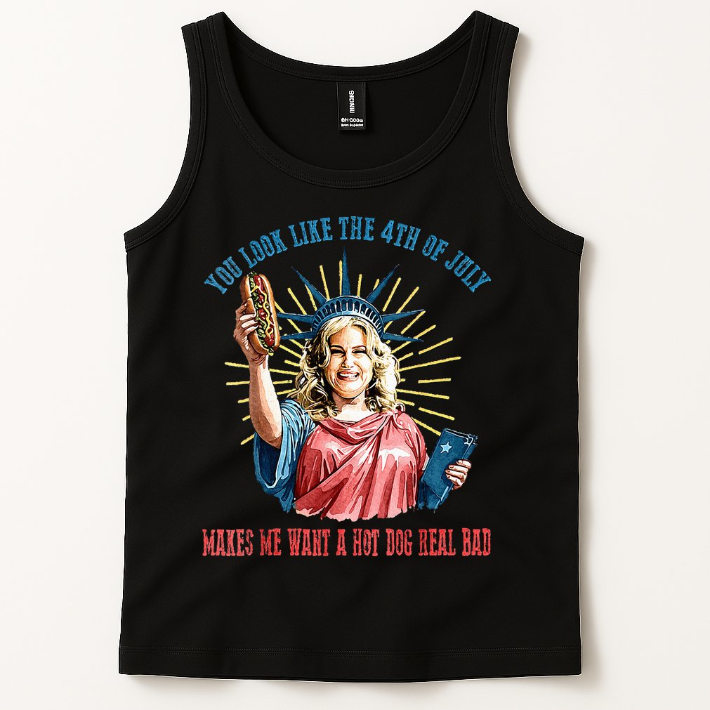 You Look Like The 4th Of July Hot Dog Wiener Tank Top