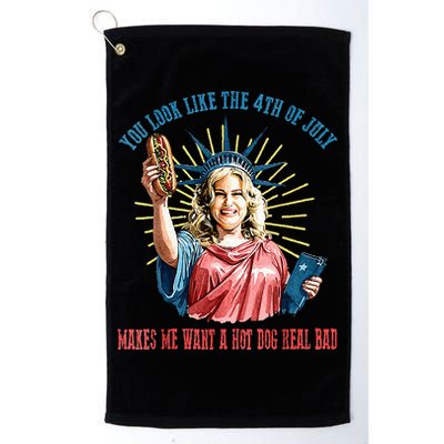 You Look Like The 4th Of July Hot Dog Wiener Golf Towel