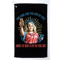 You Look Like The 4th Of July Hot Dog Wiener Golf Towel