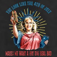 You Look Like The 4th Of July Hot Dog Wiener Golf Towel