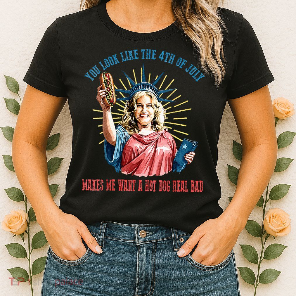 You Look Like The 4th Of July Hot Dog Wiener Womens T-Shirt