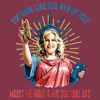 You Look Like The 4th Of July Hot Dog Wiener 16oz Travel Tumbler