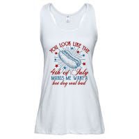 You Look Like The 4th Of July Hot Dog American Ladies Essential Flowy Tank