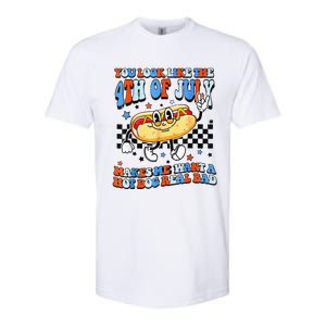 You Look Like 4th Of July Makes Me Want A Hot Dog Real Bad  Softstyle CVC T-Shirt