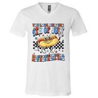 You Look Like 4th Of July Makes Me Want A Hot Dog Real Bad  V-Neck T-Shirt