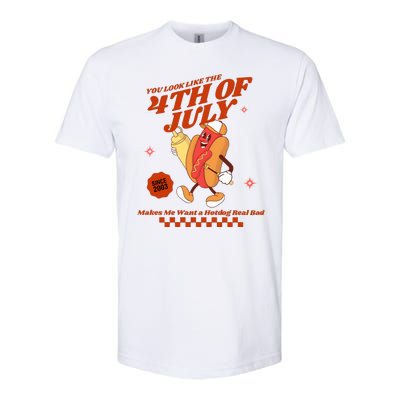 You Look Like The 4th Of July Hotdog Since 2003 Softstyle CVC T-Shirt