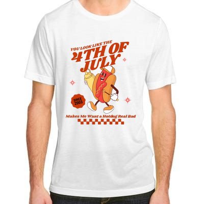 You Look Like The 4th Of July Hotdog Since 2003 Adult ChromaSoft Performance T-Shirt