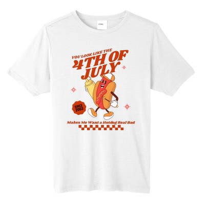 You Look Like The 4th Of July Hotdog Since 2003 Tall Fusion ChromaSoft Performance T-Shirt