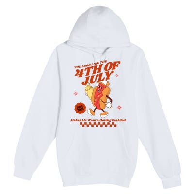 You Look Like The 4th Of July Hotdog Since 2003 Premium Pullover Hoodie