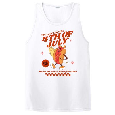 You Look Like The 4th Of July Hotdog Since 2003 PosiCharge Competitor Tank