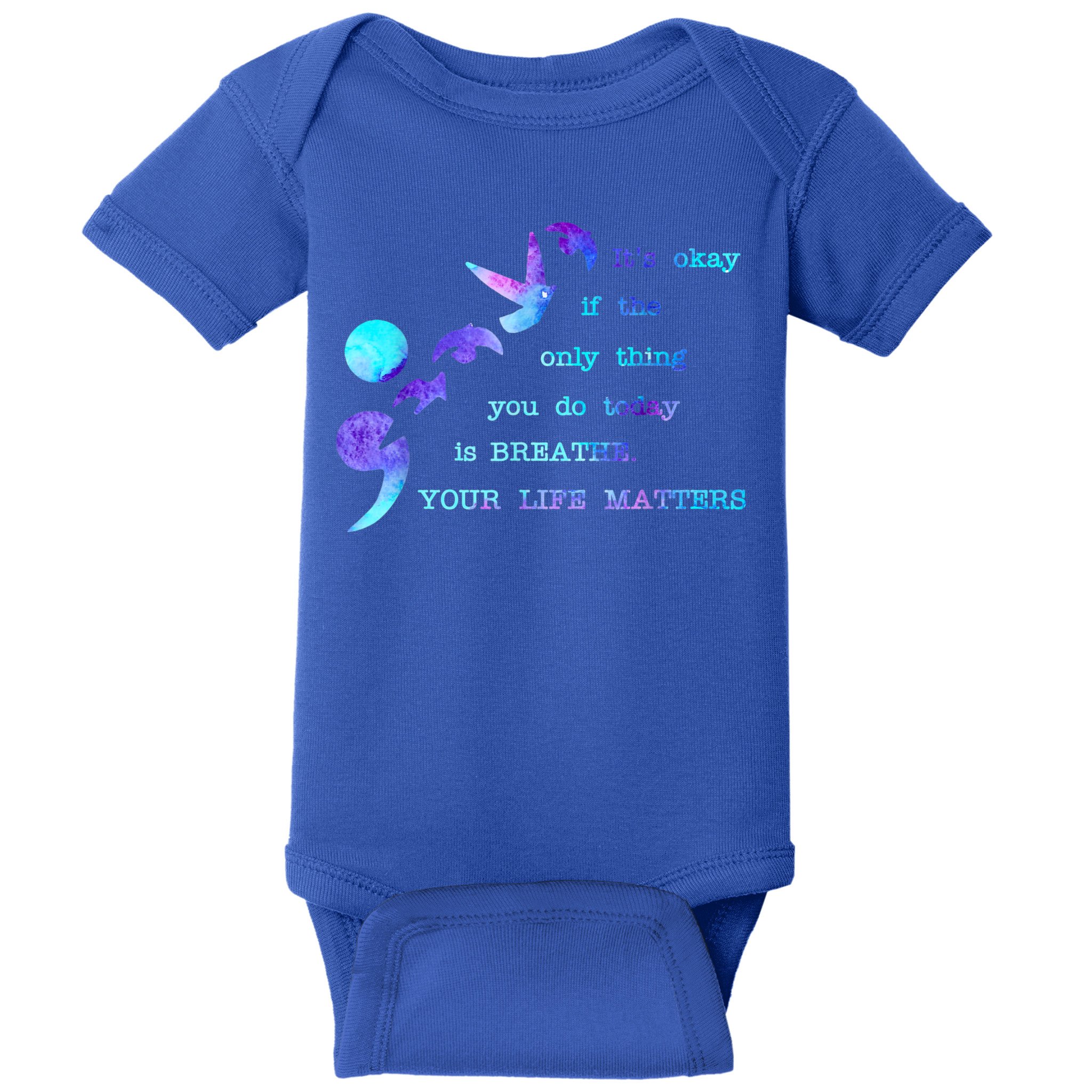 Your Life Matters Suicide Prevention Awareness Baby Bodysuit