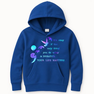 Your Life Matters Suicide Prevention Awareness Kids Hoodie