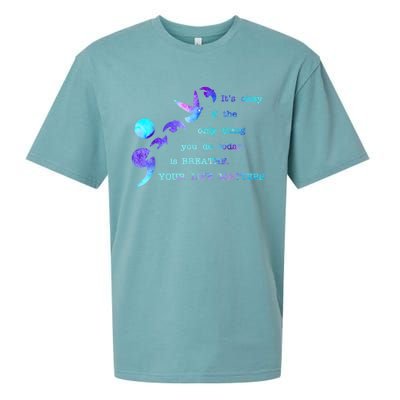 Your Life Matters Suicide Prevention Awareness Sueded Cloud Jersey T-Shirt