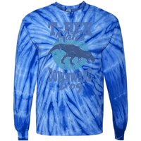 Yoga Lover Meditation Trex Hates Downward Dog Yoga Teacher Gift Tie-Dye Long Sleeve Shirt