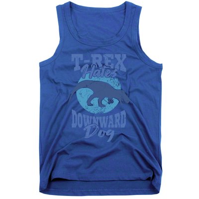 Yoga Lover Meditation Trex Hates Downward Dog Yoga Teacher Gift Tank Top