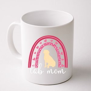 Yellow Lab Mom ValentineS Day Labrador Rainbow Funny Gift Coffee Mug