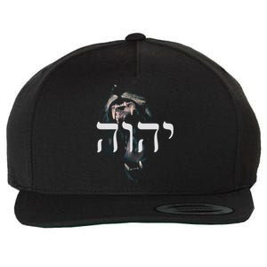 Yhwh Lion Of Judah Yahweh In Hebrew Gift Wool Snapback Cap