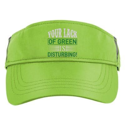 Your Lack Of Green Is Disturbing Adult Drive Performance Visor