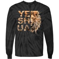 Yeshua Lion Of Judah Jesus God Bible Verse Revelation Tie-Dye Long Sleeve Shirt