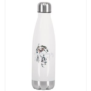 Yhwh Lion Of Judah Yahweh In Hebrew Stainless Steel Insulated Water Bottle