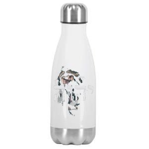 Yhwh Lion Of Judah Yahweh In Hebrew Stainless Steel Insulated Water Bottle