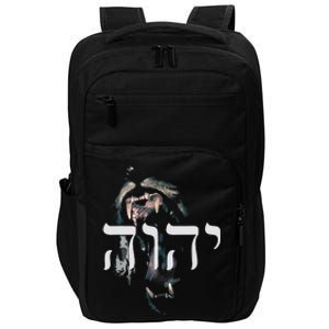 YHWH Lion of Judah - Yahweh in Hebrew Impact Tech Backpack