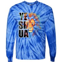 Yeshua Lion Of Judah Fear Bible Christian Religious Gift Tie-Dye Long Sleeve Shirt