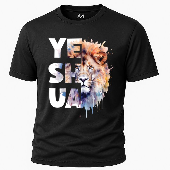 Yeshua Lion Of Judah Fear Not Bible Christian Religious Gift Cooling Performance Crew T-Shirt