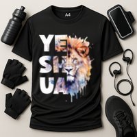 Yeshua Lion Of Judah Fear Not Bible Christian Religious Gift Cooling Performance Crew T-Shirt