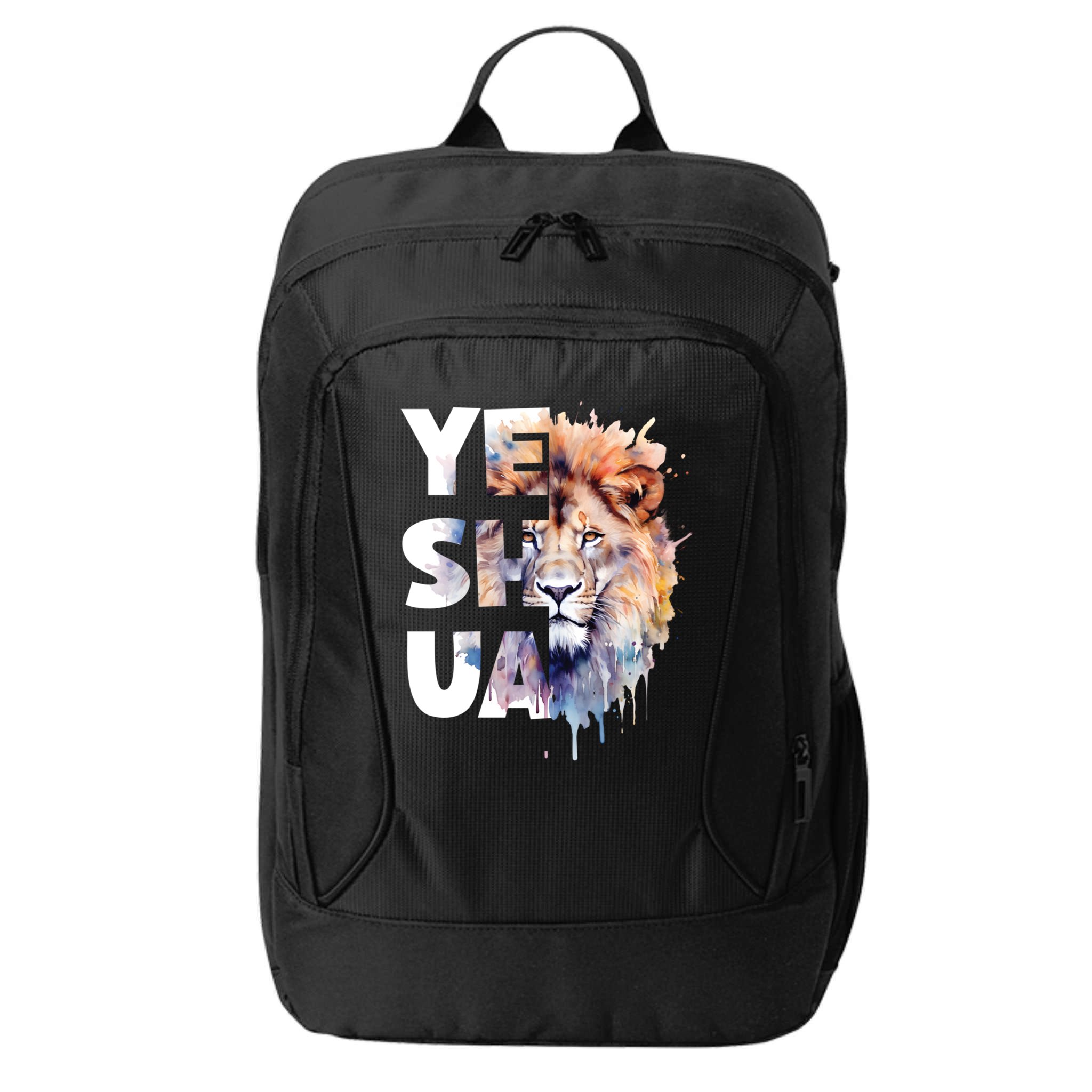 Yeshua Lion Of Judah Fear Not Bible Christian Religious Gift City Backpack