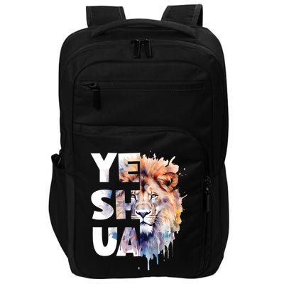 Yeshua Lion Of Judah Fear Not Bible Christian Religious Gift Impact Tech Backpack