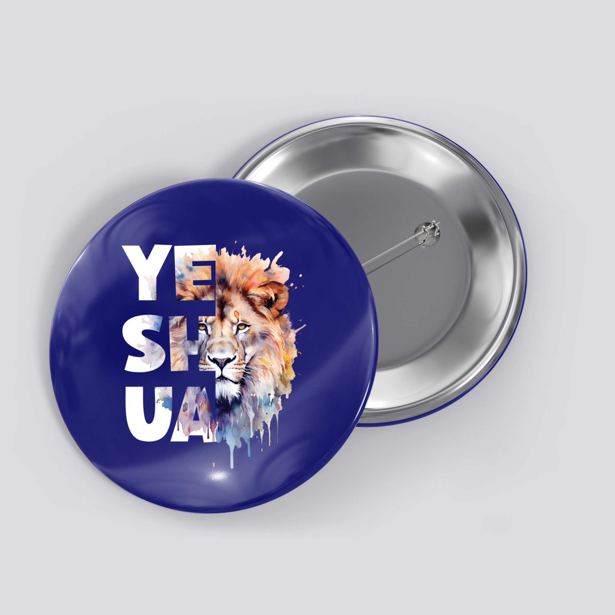 Yeshua Lion Of Judah Fear Not Bible Christian Religious Gift Button