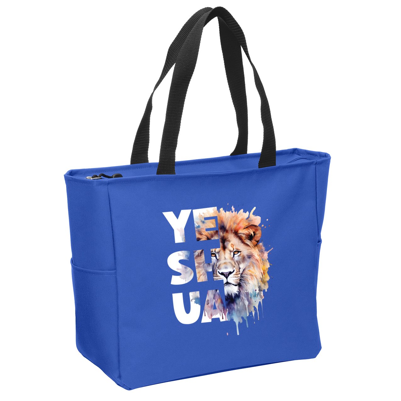 Yeshua Lion Of Judah Fear Not Bible Christian Religious Gift Zip Tote Bag