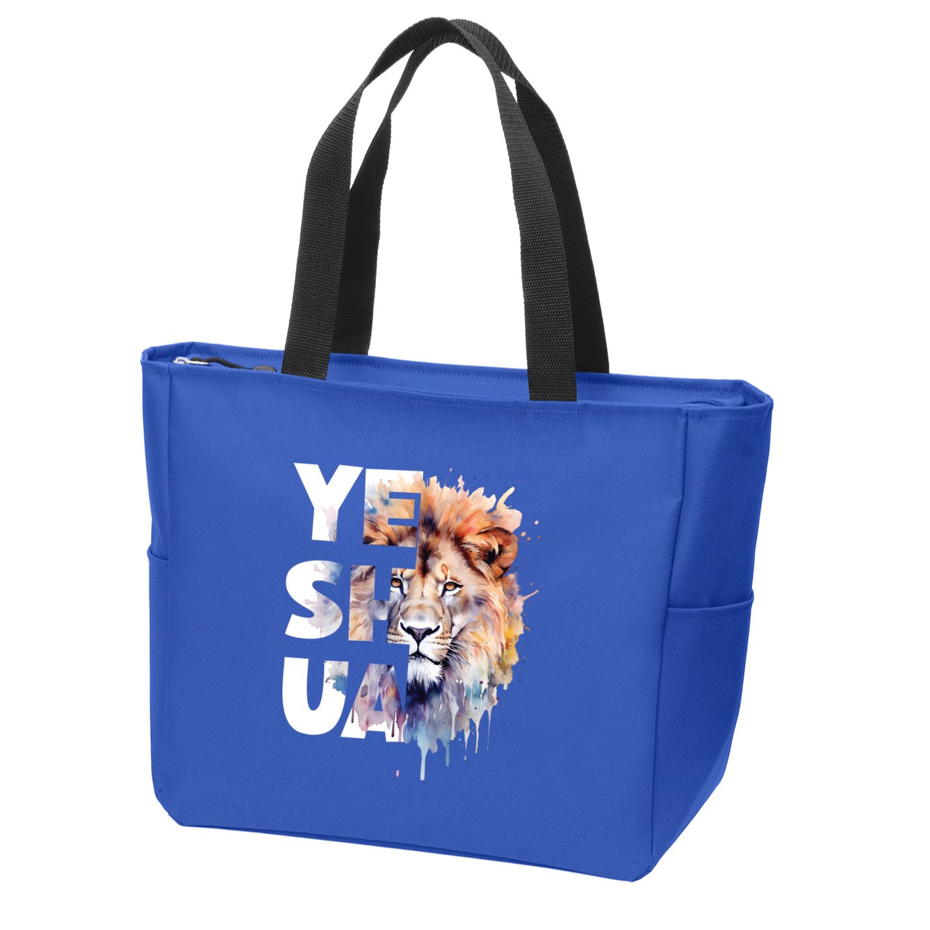 Yeshua Lion Of Judah Fear Not Bible Christian Religious Gift Zip Tote Bag