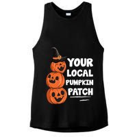 Your Local Pumpkin Patch Halloween Ladies PosiCharge Tri-Blend Wicking Tank