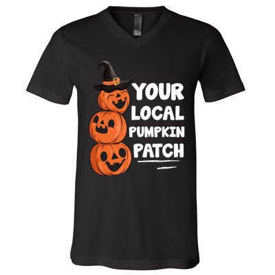 Your Local Pumpkin Patch Halloween V-Neck T-Shirt