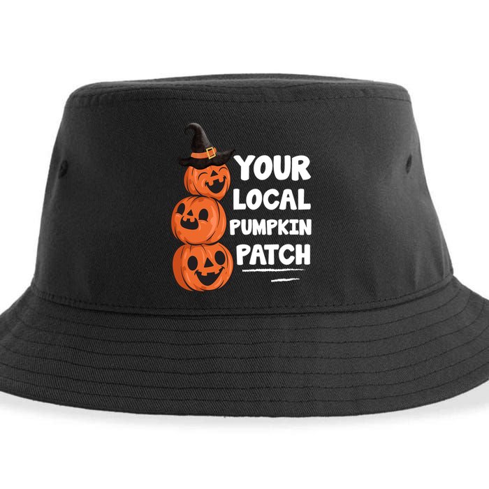 Your Local Pumpkin Patch Halloween Sustainable Bucket Hat