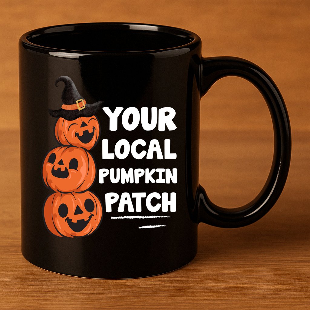 Your Local Pumpkin Patch Halloween 11oz C Handle Ceramic Mug