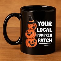 Your Local Pumpkin Patch Halloween 11oz C Handle Ceramic Mug