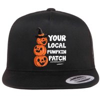 Your Local Pumpkin Patch Halloween Flat Bill Trucker Hat