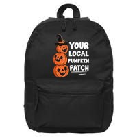 Your Local Pumpkin Patch Halloween 16 in Basic Backpack