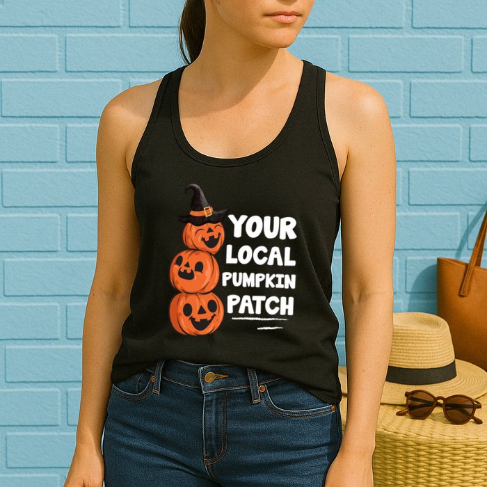 Your Local Pumpkin Patch Halloween Womens Tank Top