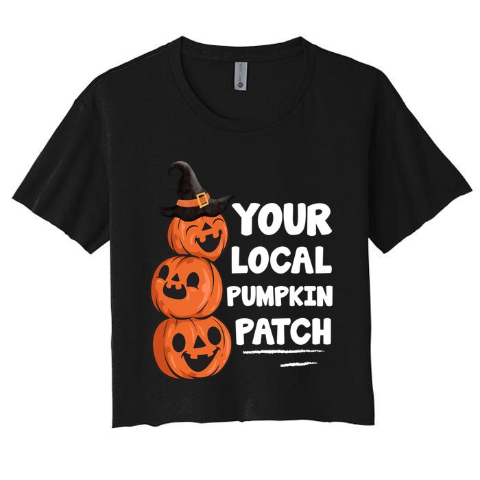Your Local Pumpkin Patch Halloween Crop Top