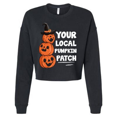 Your Local Pumpkin Patch Halloween Cropped Pullover Crew