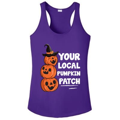 Your Local Pumpkin Patch Halloween Ladies PosiCharge Competitor Racerback Tank
